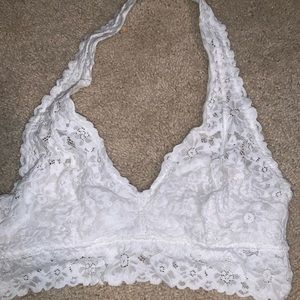 White bralette